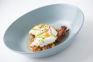 Karma peynir ile kahverengi