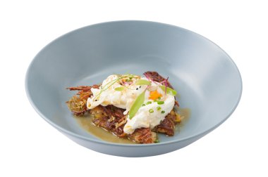 Karma peynir ile kahverengi