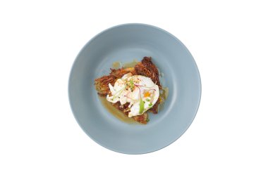 Karma peynir ile kahverengi