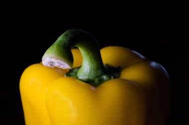 Closeup sarı dolmalık biber