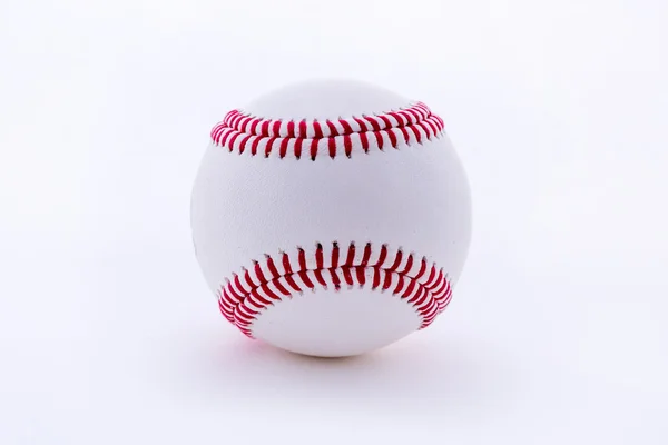 흰색 배경에 야구 — 스톡 사진