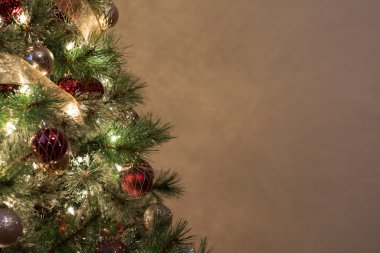 Noel ağacı ve kabarcıklar