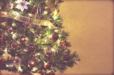 Noel ağacı ve kabarcıklar