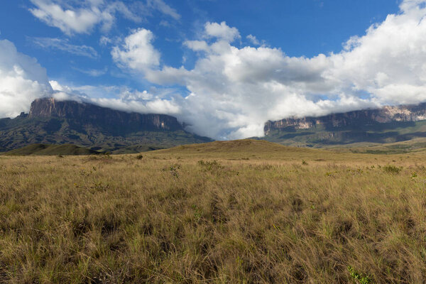 Mount Roraima and Kukenan Tepui, Canaima National Park.