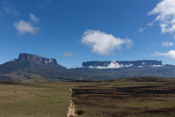 Mount Roraima and Kukenan Tepui, Canaima National Park.