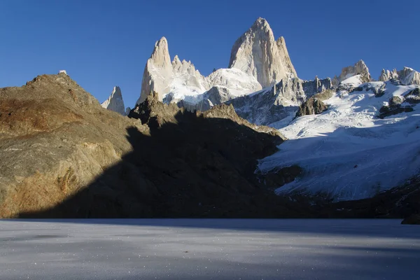 Montagne Fitz Roy Chalten Patagonie Argentine — Photo