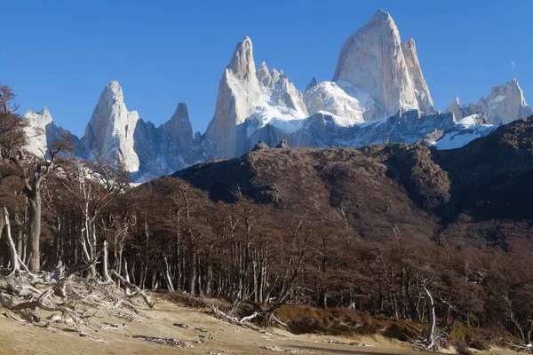 Fitz Roy Hegy Chalten Patagonia Argentínában — Stock Fotó