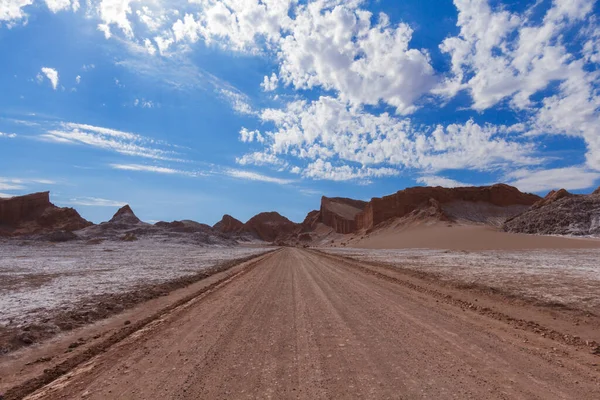 Weg Atacama Woestijn Chili Bij San Pedro Atacama — Stockfoto