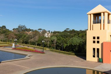 Curitiba Parana Brezilya 'daki Tangua Parkı. 