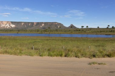 Jalapao 'da Espirito Santo Dağı Mateiros City, Jalapao Eyalet Parkı yakınlarında..