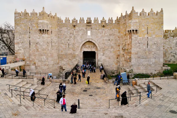 エルサレム。旧市街の門. — ストック写真