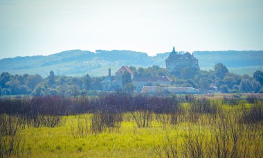 Olesko kale uzak manzara arazi