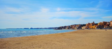 İtalya, Nettuno yakınındaki deniz manzarası