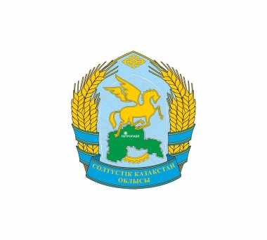 Kazakistan bölgelerinde Amblemler