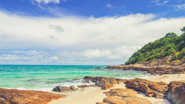 Idyllischer Strand auf Samed Island, Thailand — Stockfoto