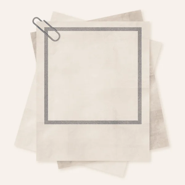 Paper with frame for your idea (Vintage filter effect used) — Stock Photo, Image