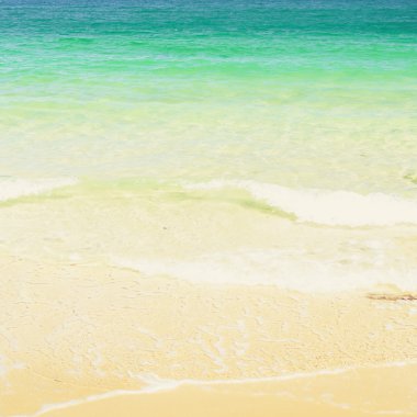 Samed Island, Tayland (Vintage filtre ef pastoral sahne kumsalda