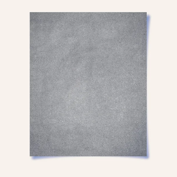Lege recycle papier isolaat op witte achtergrond — Stockfoto