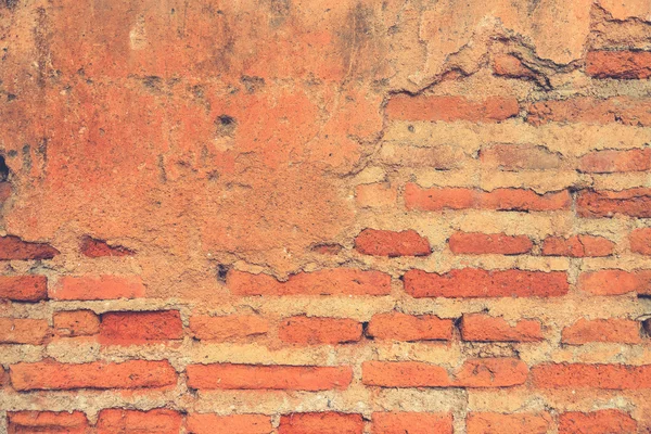 Antigua pared de ladrillo grunge rojo (efecto de filtro Vintage utilizado ) —  Fotos de Stock