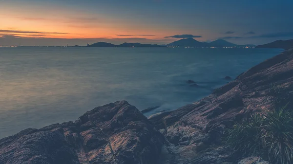 Sunset seascape, At Samed island,THAILAND — Stock Photo, Image