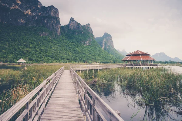 Sam Roi Yod National Park, Prachuap Khiri Khan, Thailand (Vintag — Stockfoto