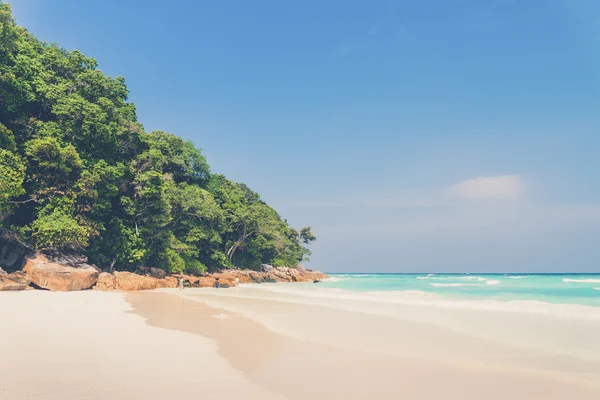 Koh Tachai Island, Província de Phang Nga, Tailândia (filtro Vintage — Fotografia de Stock