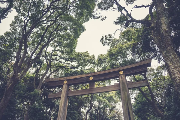 Parque y arco Yoyogi. Harajuku tokyo — Foto de Stock