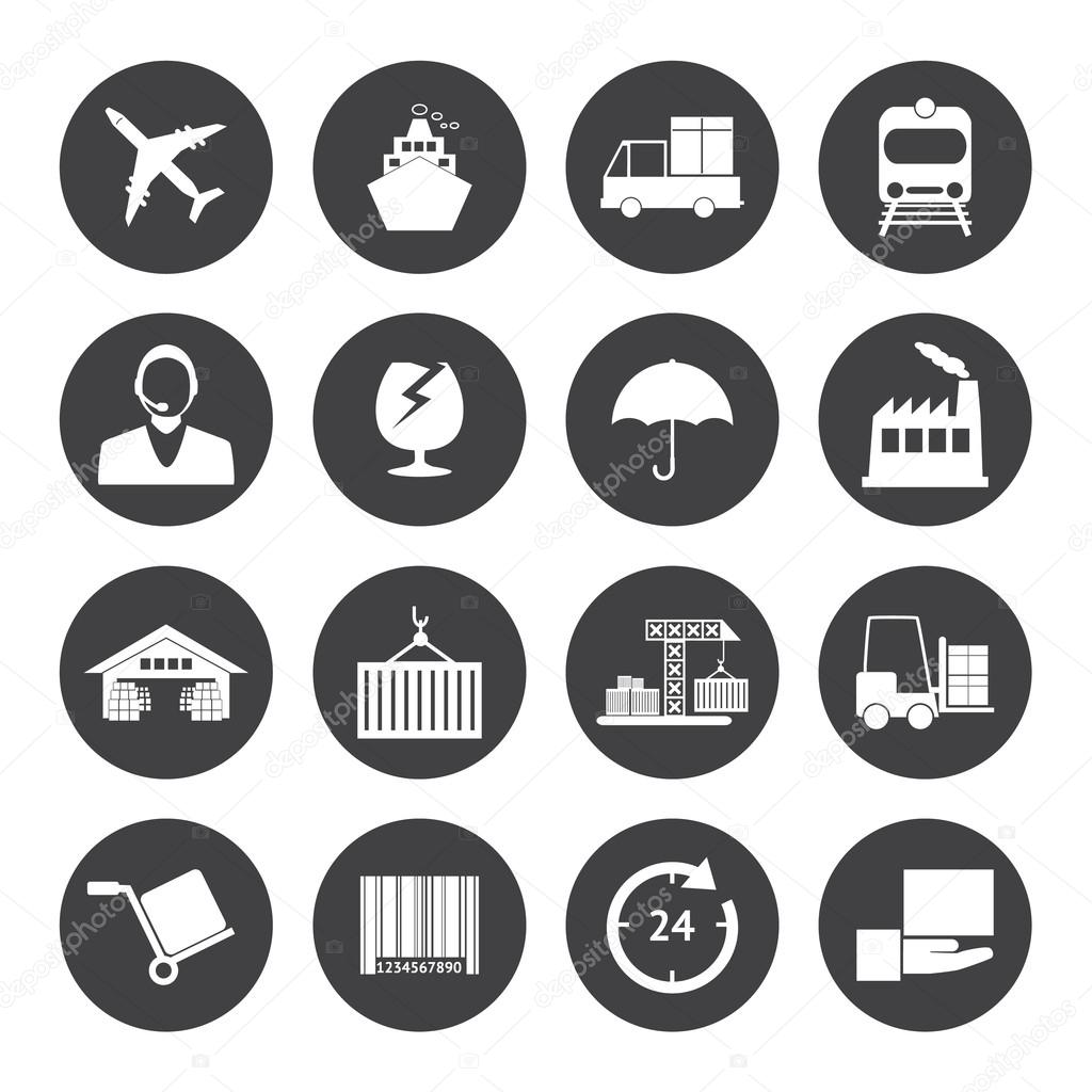 Logistics icons