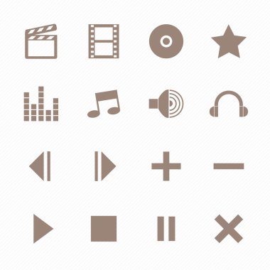 Media player simgeler