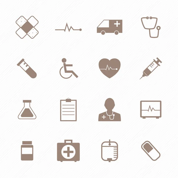 Medical Icons Set — Stock Vector