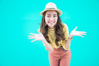 Güzel Asyalı kadın