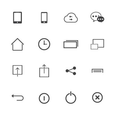 hareket eden telefon simgeleri