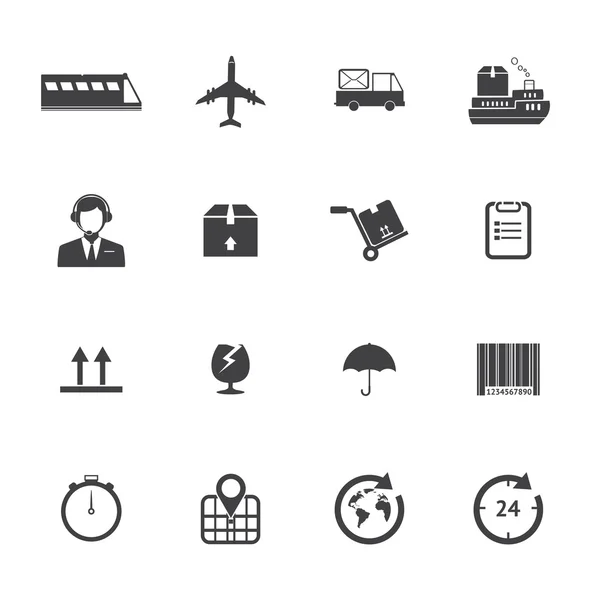 Logistics icons — Stock Vector