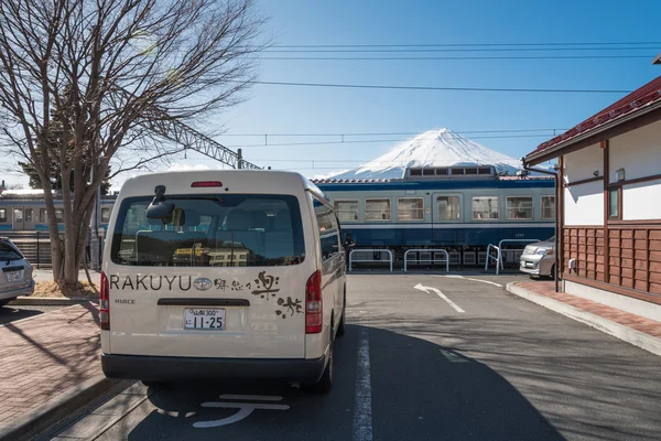 후지카와구치코에 가와구치 코 역 — 스톡 사진