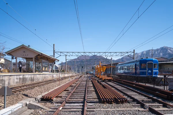 Kawaguchiko Station i Fujikawaguchiko — Stockfoto