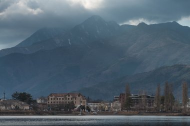 Kawaguchiko lake görünümü