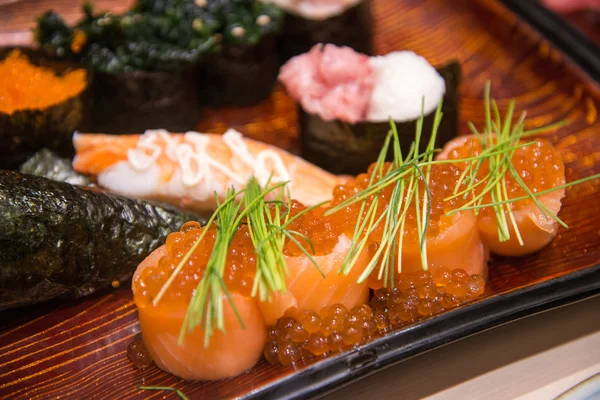 Tasty japanese sushi set — Stock Photo, Image