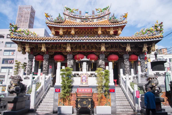 Temple à la ville de Chine Yokohama — Photo