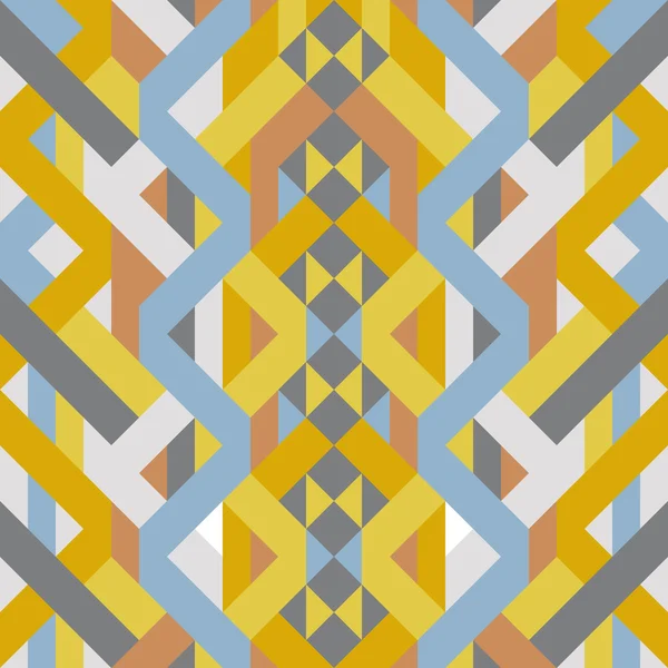 Abstrakt retro geometriska pastellfärgade art déco-stil mönster — Stock vektor