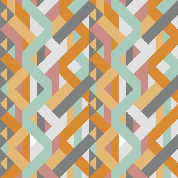 Abstrato padrão pastel geométrico retro — Vetor de Stock