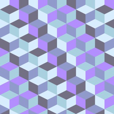 renkli kesintisiz geometrik desen