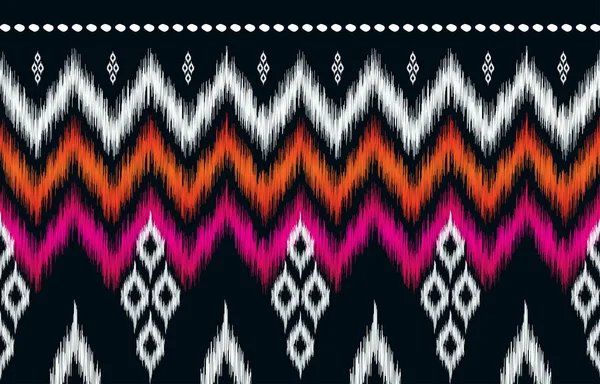 Duvar Kâğıdı Kumaş Tekstil Halı Batik Için Soyut Oryantal Etnik — Stok Vektör