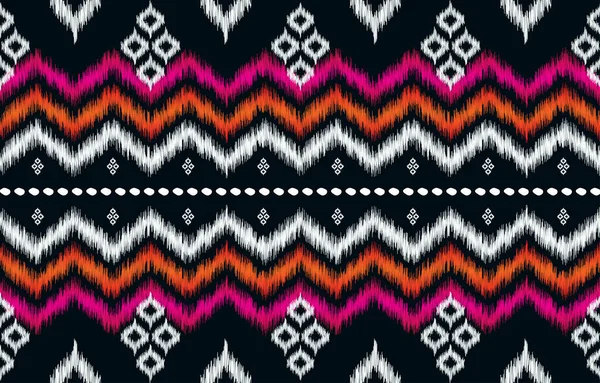 Duvar Kâğıdı Kumaş Tekstil Halı Batik Için Soyut Oryantal Etnik — Stok Vektör