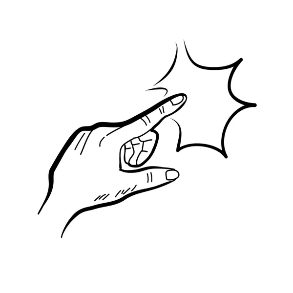 Hand tekenen wijzen — Stockvector