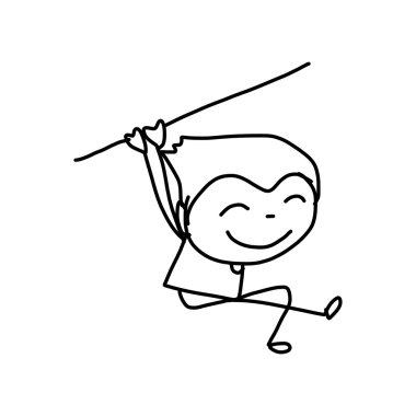 mutlu çocuklar çizim el