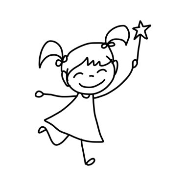 mutlu çocuklar çizim el