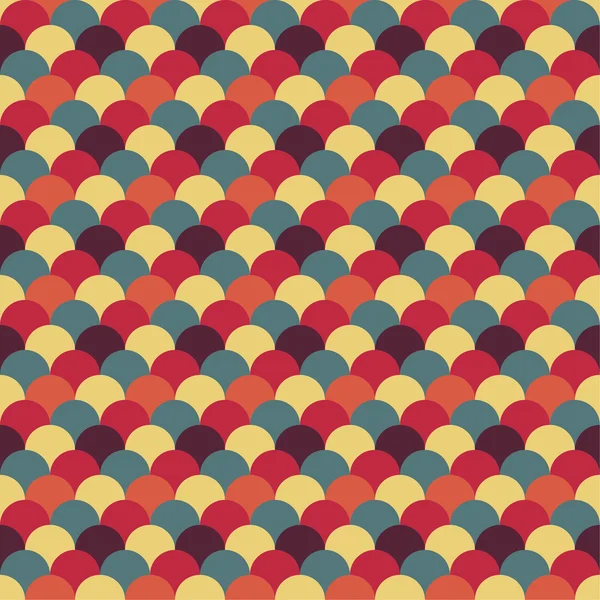 Abstracte retro geometrische patroon — Stockvector