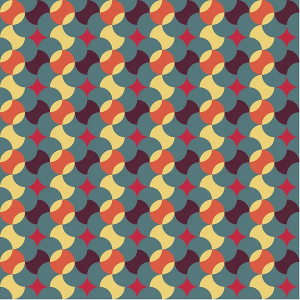 Abstrakt retro geometriska mönster — Stock vektor