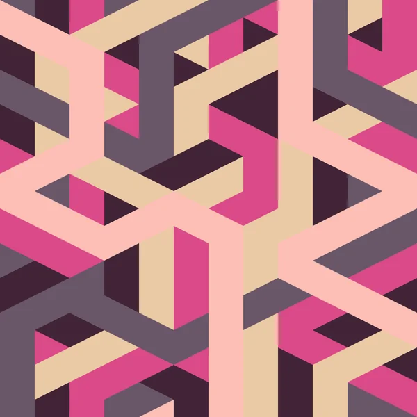 Abstrakt retro geometriska mönster — Stock vektor