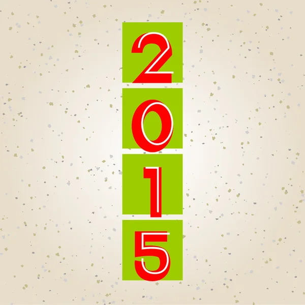 Mutlu yıllar 2015 — Stok Vektör